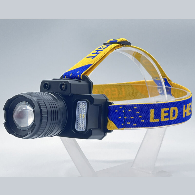 LED Rechargeable Headlamp Headband 3 Color(Blue/Yellow/Black) Suitable for Head Lamp Head Lights