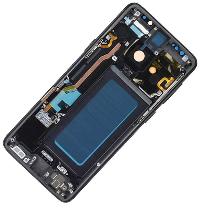 Высококачественный TFT-дисплей с сенсорным экраном и рамкой для Samsung S9 G960 G960F, замена дисплея для Samsung S9