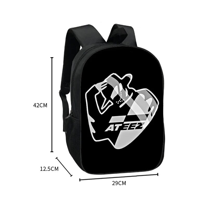 Корейский рюкзак с принтом Kpop ATEEZ для подростков, для мальчиков и девочек