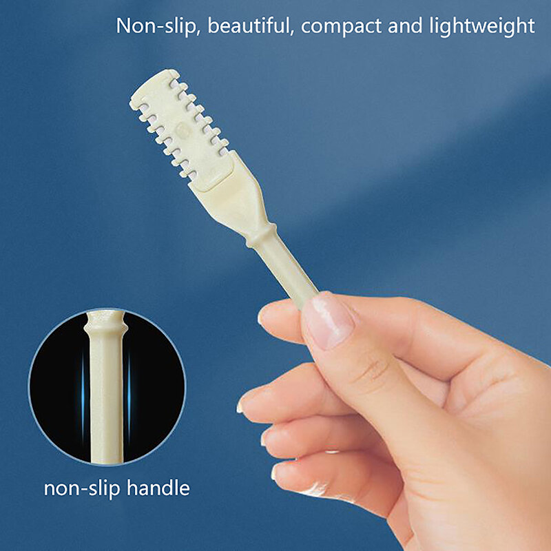1/4Pcs Portable Manual Nose Hair Trimmer Washable for Men and Women with Storage Box Waterproof Double Head Nose Hair Removal