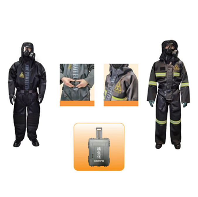Coverall Ionizing Suit tahan radiasi nuklir Aerosols Fire Rescue bebas Timbal