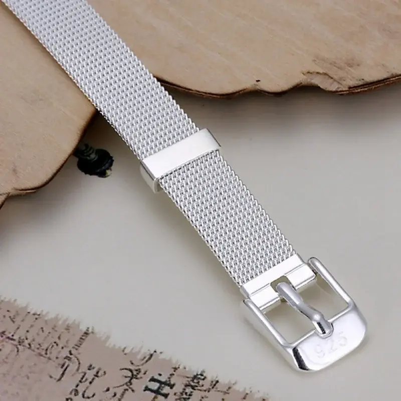 Modedesign feine Silber Armband Kette Hochzeit schöne hochwertige Schmuck Armbänder für Frauen Männer Geschenk