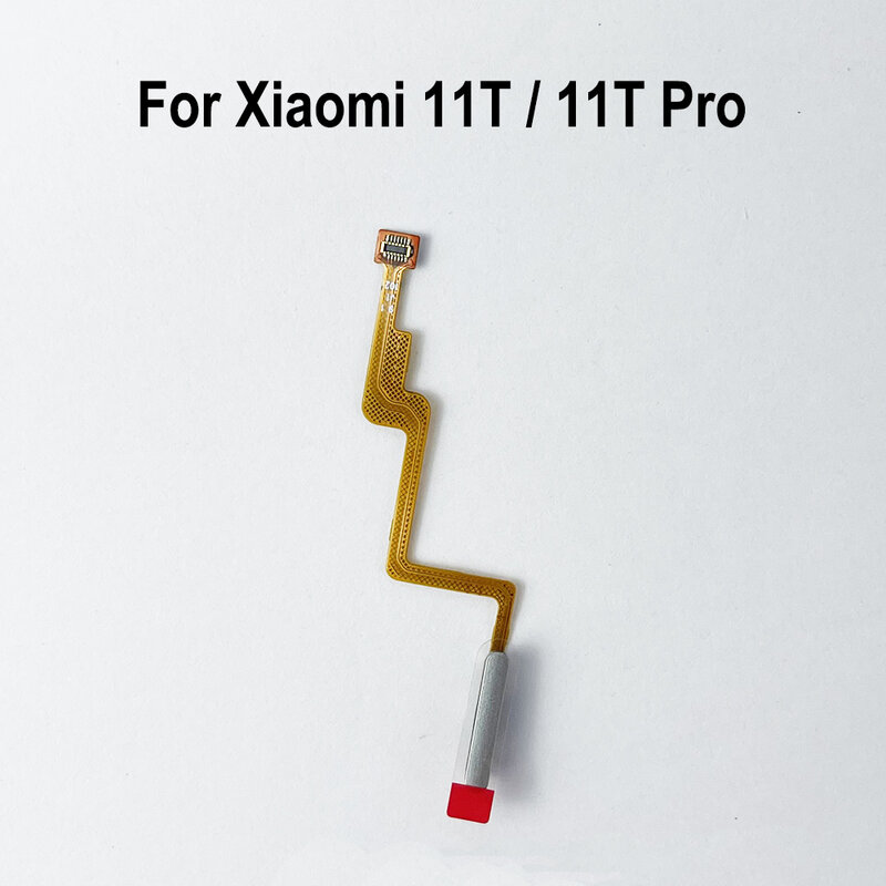 Botão Home para xiaomi mi 11t/11t pro, sensor de impressão digital, cabo flexível