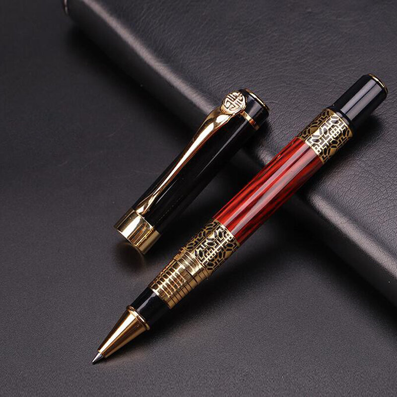 Anpassen Gel Stift Schul bedarf Schreibwaren geschäft Metall Luxus Kugelschreiber Büro zubehör benutzer definierte Schreiben Metall schön