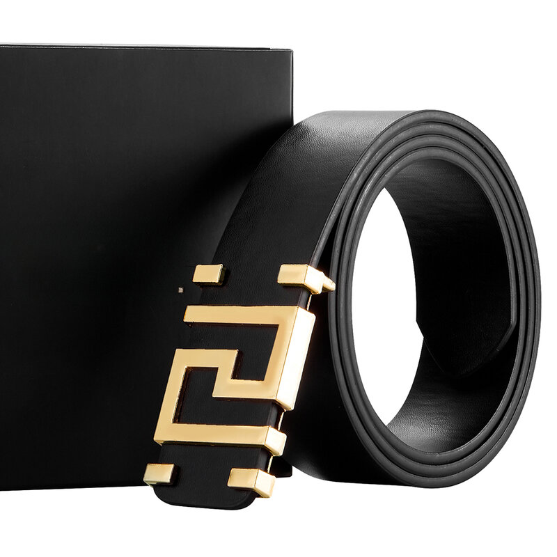 2024 New Stylish Designer Brand Belts for Men Women Luxury Geometry Letter Alloy Button-down Casual Denim Leather Mens Belt