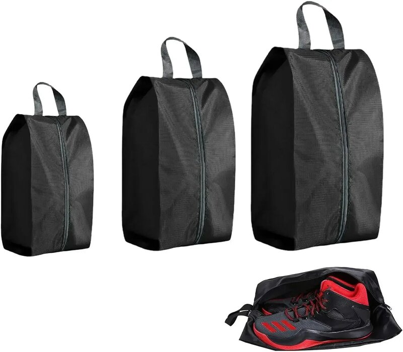 QXB01-Bolsa de zapatos impermeable portátil para hombre y mujer, bolso de almacenamiento multifunción plegable para viajes al aire libre y el hogar