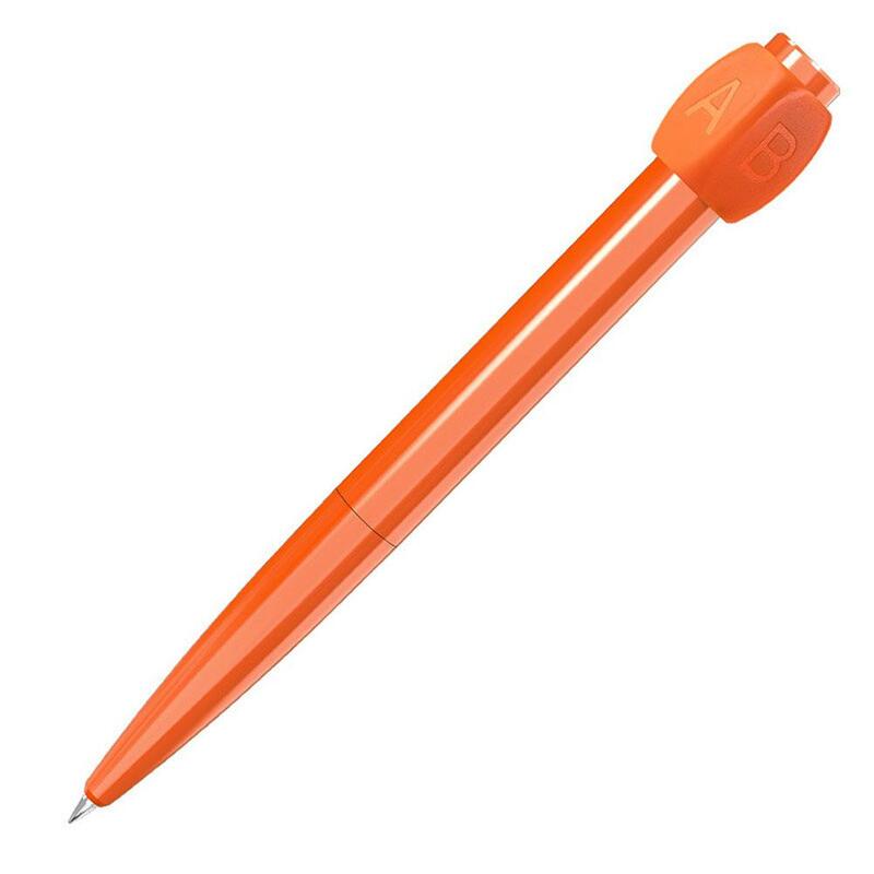 ABCD หมุนได้ pulpen GEL Hitam เปลี่ยนได้เพื่อตอบสนองต่อการหมุนปากกาแปลกใหม่ปากกานักเรียน ABCD เลือกปากกาลูกลื่นเครื่องเขียนตอบ I8N3