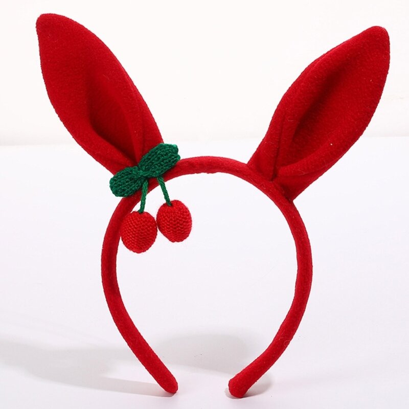 Carnaval bandana cartoon coelho orelhas forma hairhoop bonito hairband para mulher