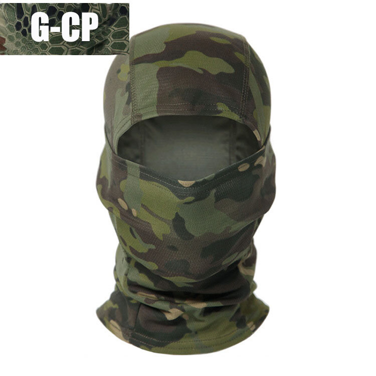 Pasamontañas táctico Multicam, máscara de cara completa, cubierta de escudo, ciclismo, Airsoft, sombrero de caza, bufanda de camuflaje