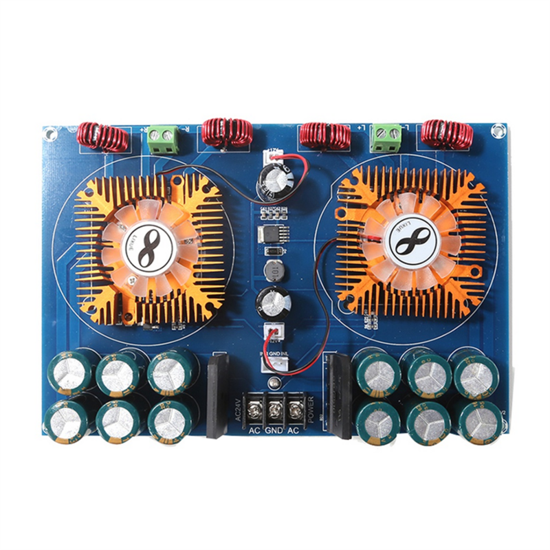 Dual Digital Audio Amplifier Board Module, alta potência, poder traseiro puro, XH-M258, TDA8954TH, 420W