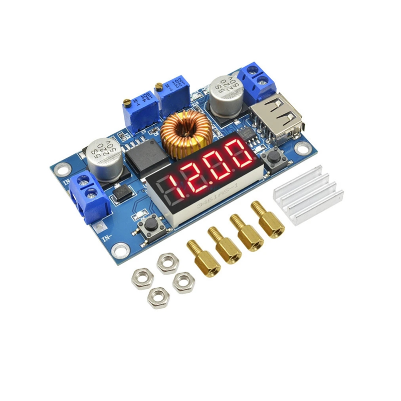 5A constant voltage constant current step-down power module with display LED driver lithium battery charging