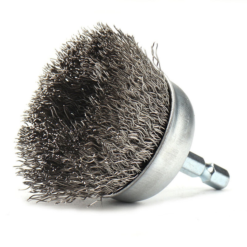 50/65mm Steel Wire Wheel Brush Rotary Tool 2/2.56 InchFor Drill Tools Metal Rust Removal Polishing Drill Brushes