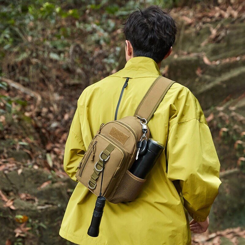 Повседневная дышащая вместительная мужская сумка через плечо из ткани Оксфорд, нагрудная Сумочка, кошелек, Мужская Слинг-сумка