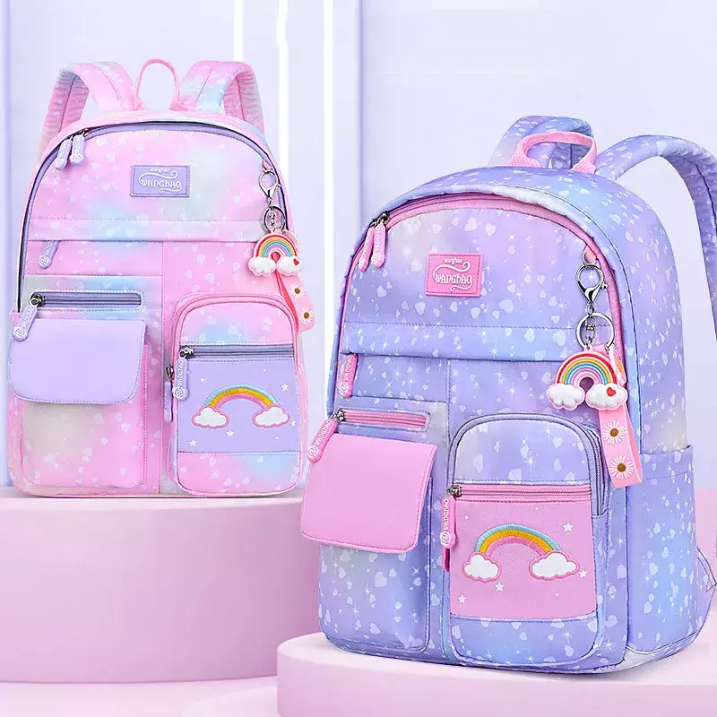나일론 방수 어린이 책가방, 십대 소년 소녀 초등학생 학교 가방, 모다 유아 가방
