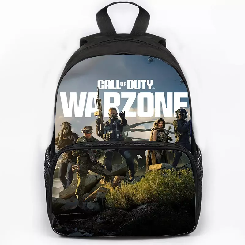 Call of Duty Warzone Rucksack für Jungen Mädchen zurück in die Schule Rucksack Schüler Schult aschen Mochlia Kinder Geschenke