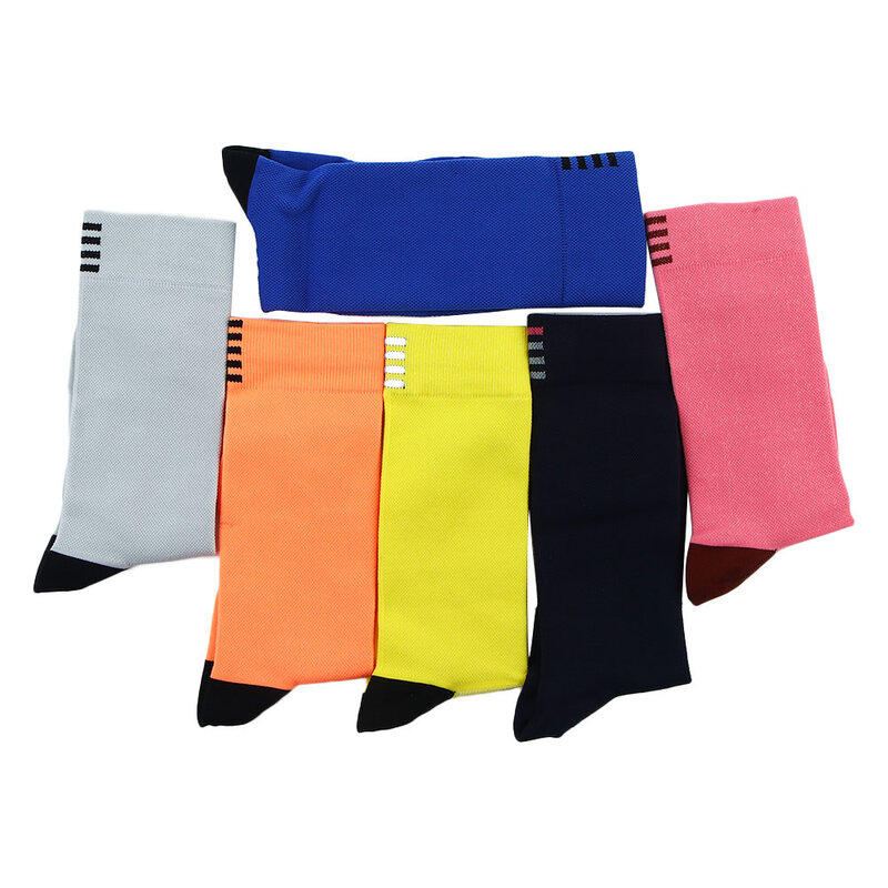 Calcetines deportivos transpirables para hombre y mujer, medias de compresión, secado rápido, al aire libre para ciclismo, 1 par