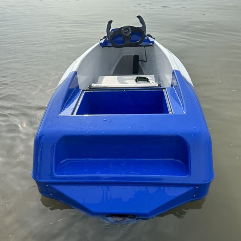 Barca 15Kw 72v Fast Speed Water Go Kart Kit Racing Tiny Personal Mini Jet Boat economico in vendita con motore a getto