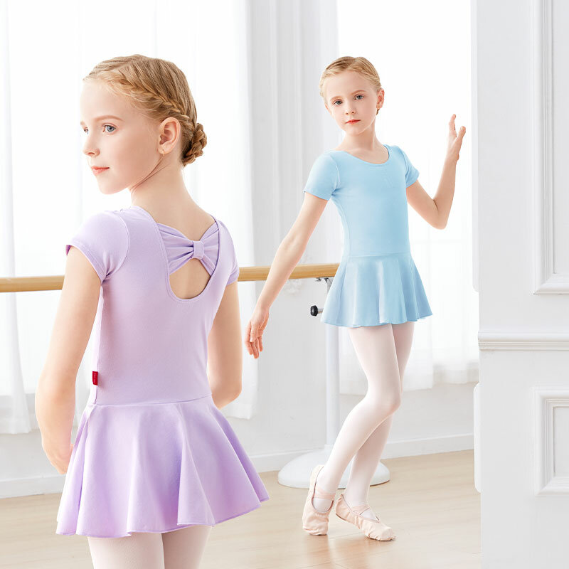 Robe de Ballet pour Fille, Justaucorps de brev, Costume de Batterie de Patinage, Vêtements de Ballerine