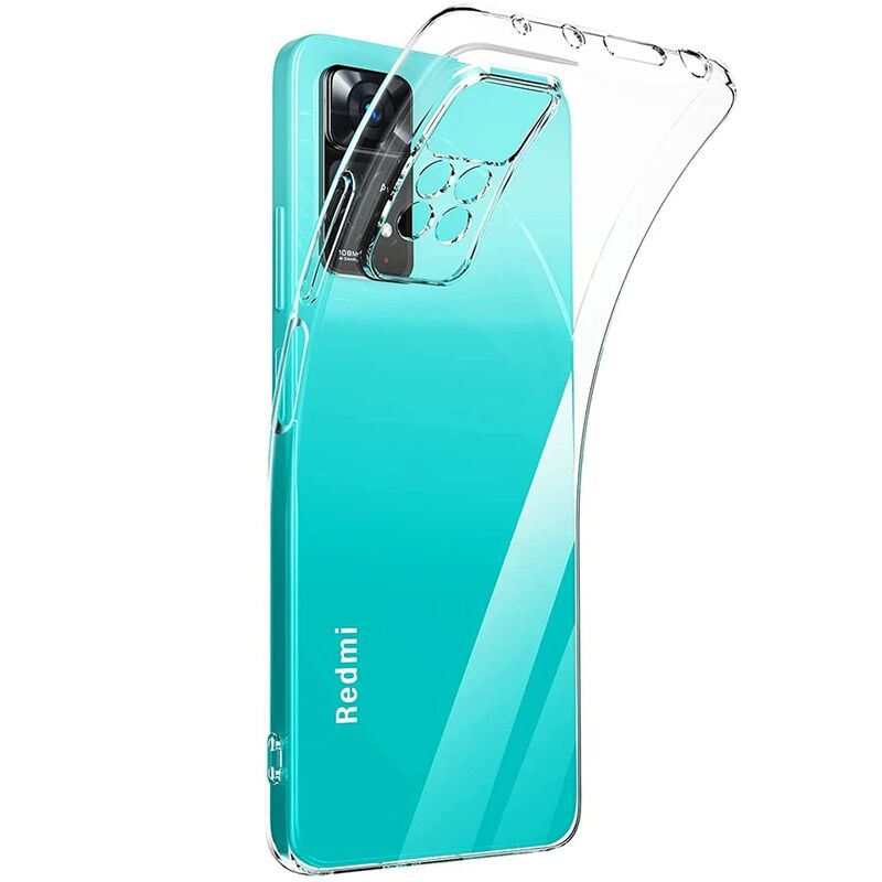 Casing Ponsel Lunak Silikon Bening untuk Xiaomi Redmi Note 11 10 9 Pro 11S 11T 10S 10T 9S 9T Casing Ultra Tipis untuk Redmi K50 K40 K30 Pro