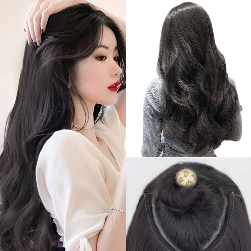 MSTN 24 inch Synthetic Long Hair Clip in Hair Extension Heat Resistant Hairpiece Natural Way Hair Piece
