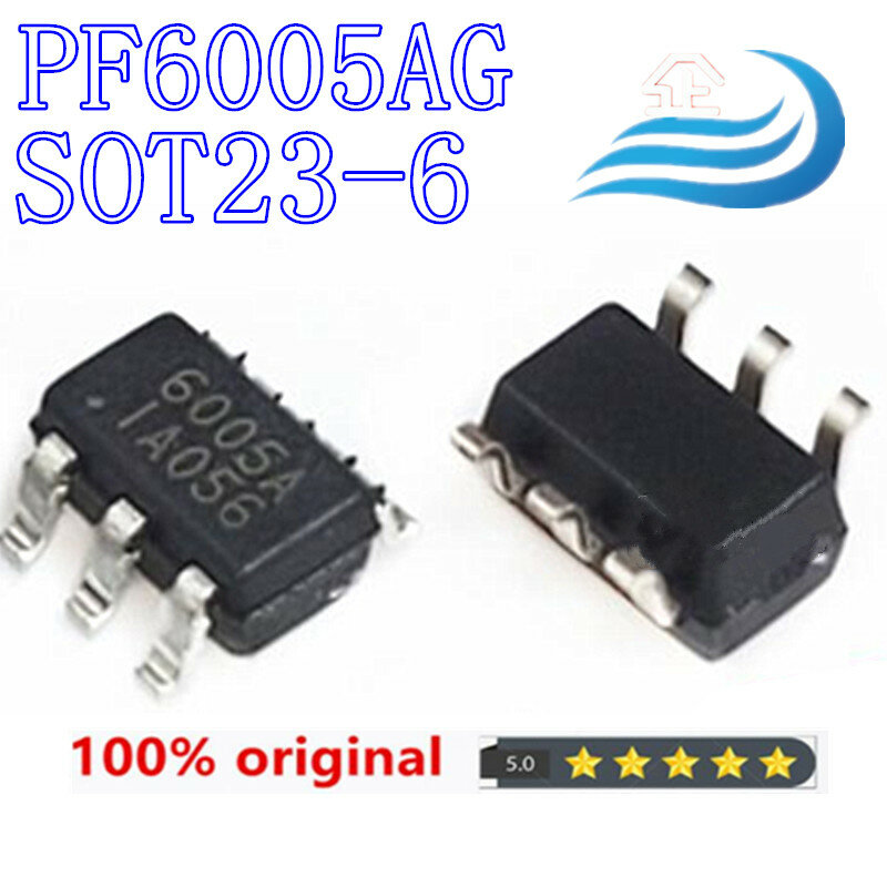 50unids/lote PF6005 PF6005A 6005A SOT23-6 nuevo y original Power management chip