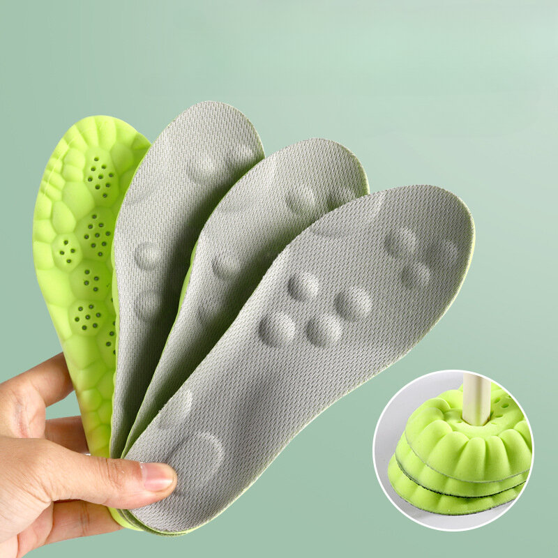 Children High Quality Sport Insoles Flat Feet Arch Support Orthopedic Shoes Insoles Kids Elastic Shock Absorber Cushionin Sole