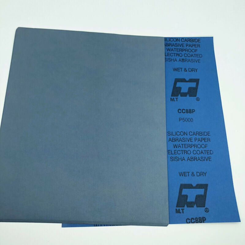 Sand Paper Fine grained Sandpaper Sheet 1 Sheet 1000/2000/5000/7000 Grit Wet/Dry Sand Paper for Metal and Plastic