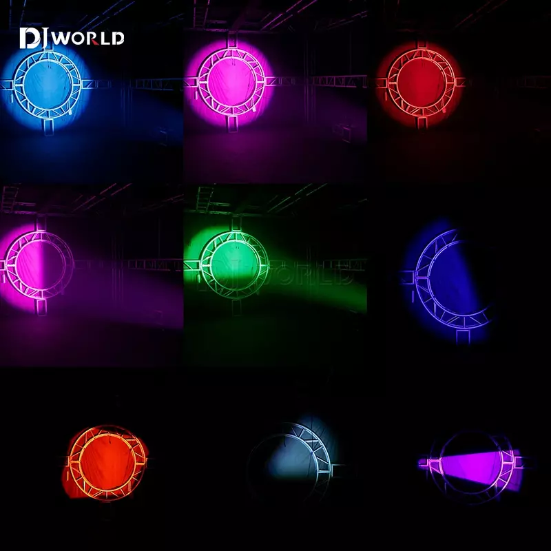 LED 250W Profile Leko Spotlight RGBW 4in1 Stage Lighting Manual Cutting Catwalk Theater Wedding Stage Professional DJ Equipment