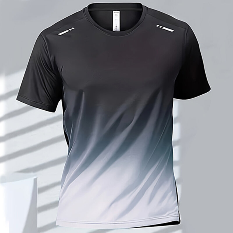 Camiseta de bádminton para hombre, camisa deportiva de secado rápido para entrenamiento de boxeo, ropa informal para correr al aire libre, ropa de gran tamaño