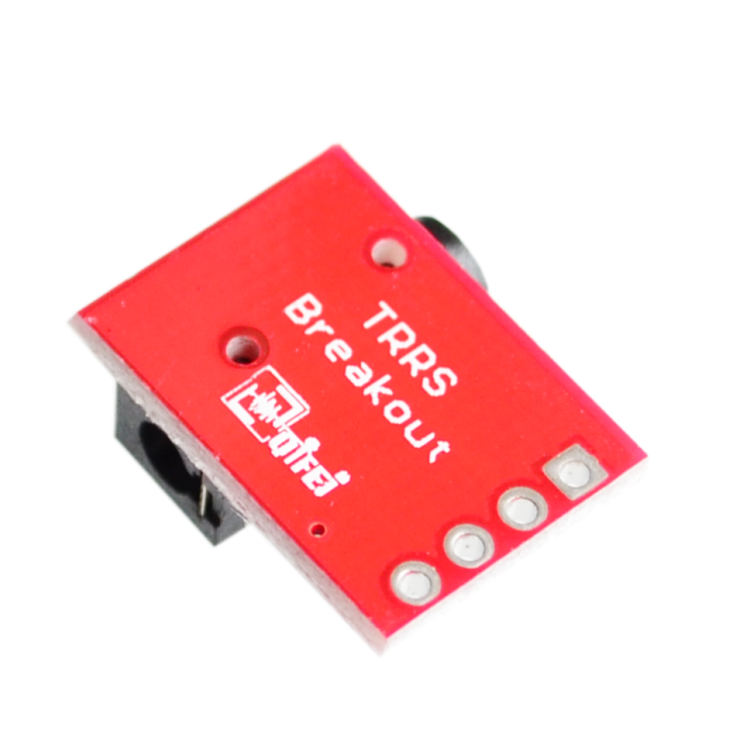 Plástico e Metal TRRS Plug Jack, 3,5mm, soquete de áudio, Breakout Board, extensão, módulo, fone de ouvido estéreo