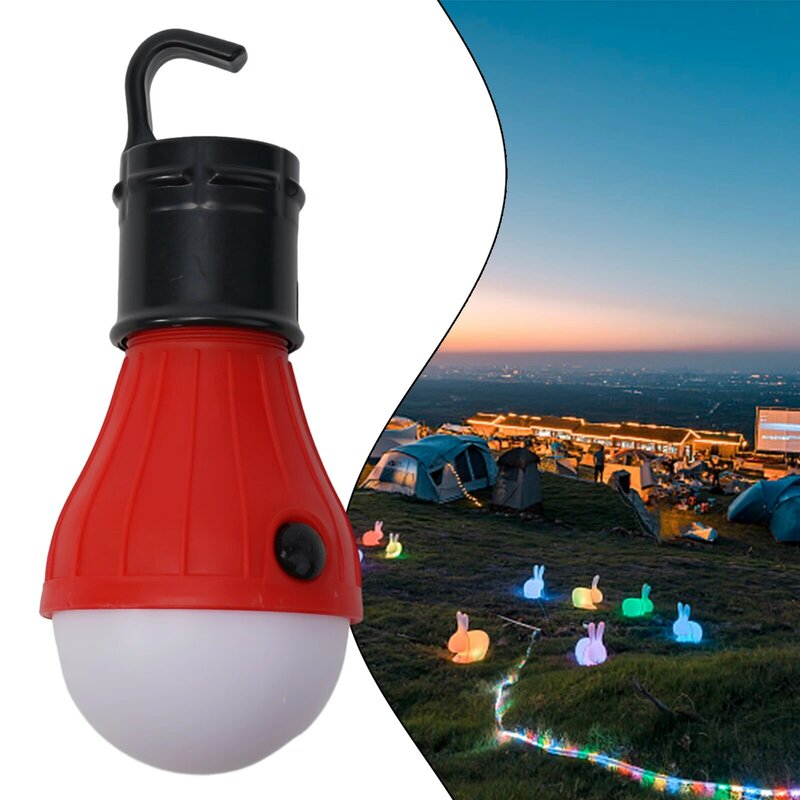 Latarka LED przenośna lampa kempingowa mała żarówka namiot na zewnątrz energooszczędne światło wisząca lampa nocnego do wędrówek, polowań, wędkowania
