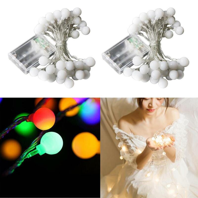 Bola LED String Fairy Light, Perfeito para casa, quarto, sala de estar, decoração de festa