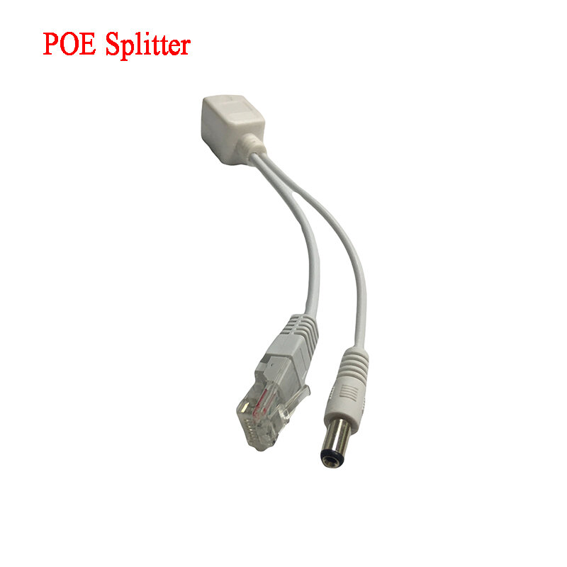 Kabel POE przetwornik mocy pasywnej nad Adapter sieci Ethernet Splitter RJ45 wtryskiwacza moduł zasilający 12-48v dla IP Camea