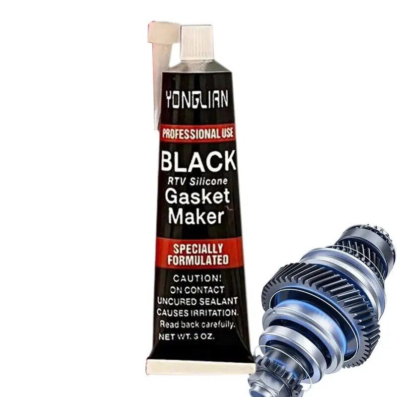 Otomotif Gasket Sealant hitam silikon pembuat Gasket Hi Temp tahan air mesin Sealant tahan minyak pembuat Gasket Auto Sealants