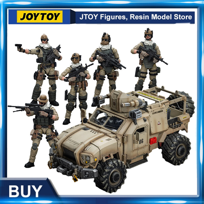 JOYTOY-figuras de acción militares del Ejército de los Estados Unidos, modelo de colección de Anime del escuadrón de asalto Delta, regalo, 1/18