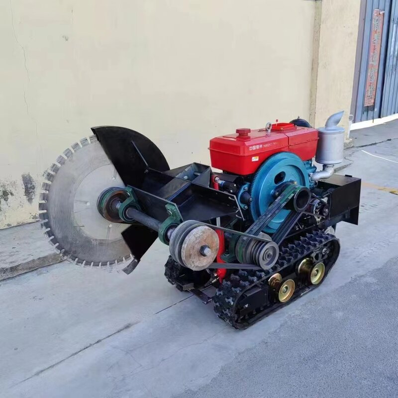 Hot Selling 50cm Depth Concrete Road Asphalt Track Type New Remote-Controlled Cutting Machine