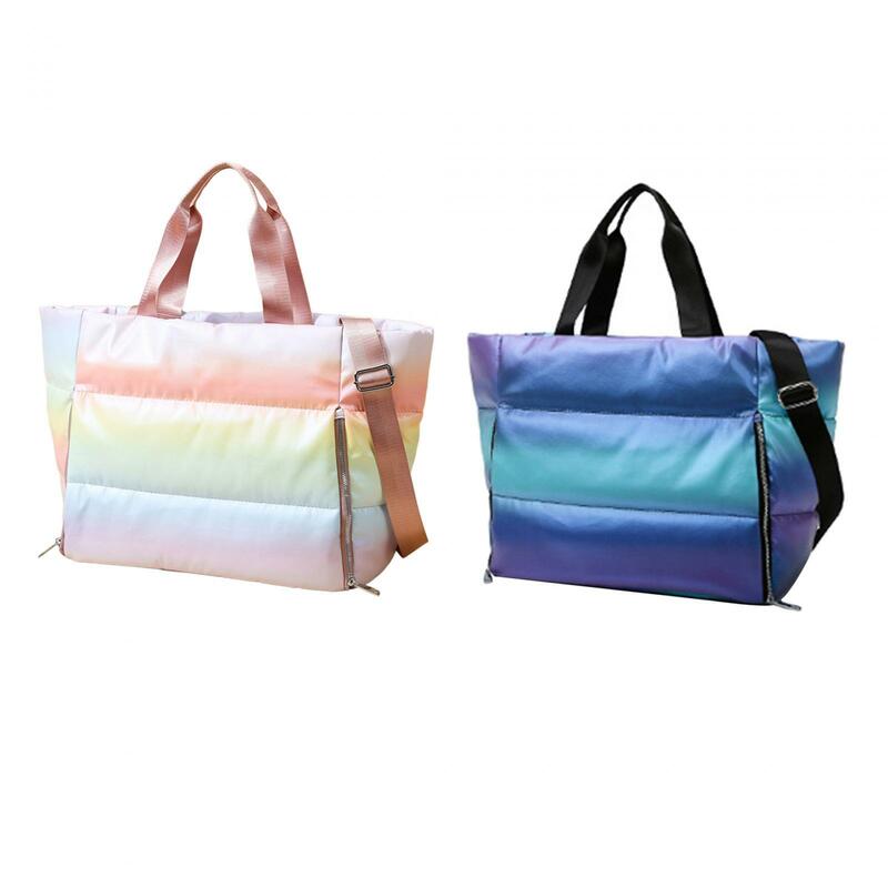 Женская сумка-тоут на плечо, многофункциональный дорожный тоут со съемным ремешком для сухой и влажной уборки на коротких расстояниях