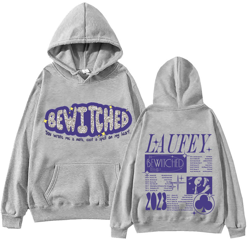 Bewitched Laufey Camisola de manga comprida casual, presente para fãs de música, primavera e verão 2024