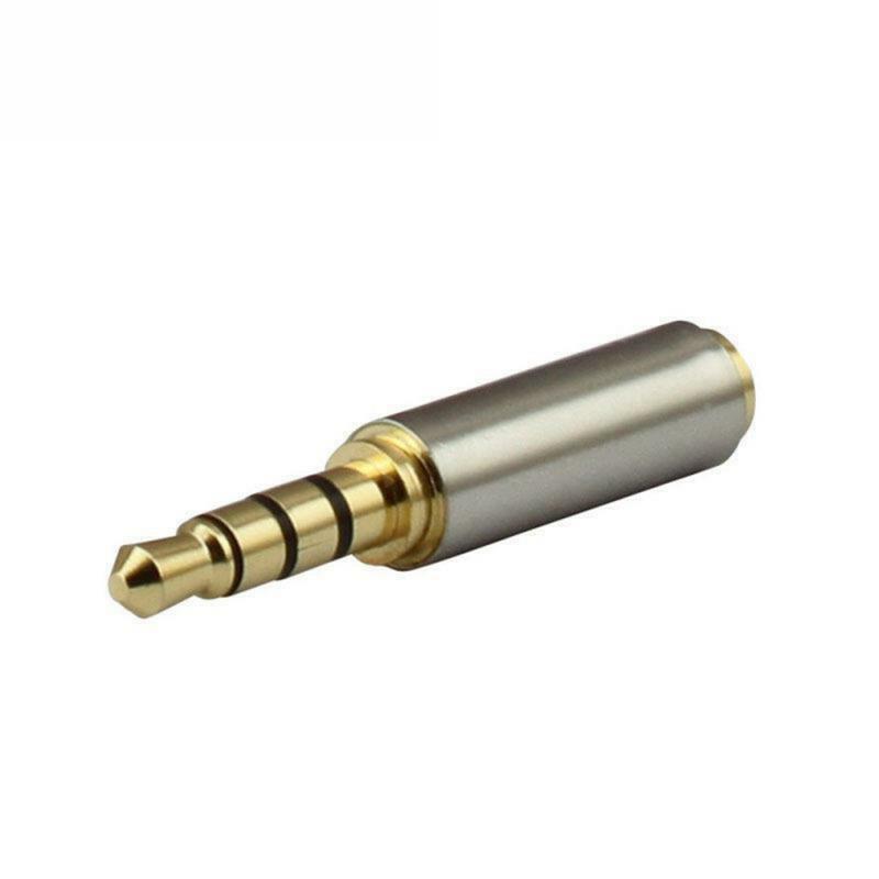3.5mm a 2.5mm adaptador de áudio, macho para fêmea conector para Aux Speaker Cable e fone de ouvido
