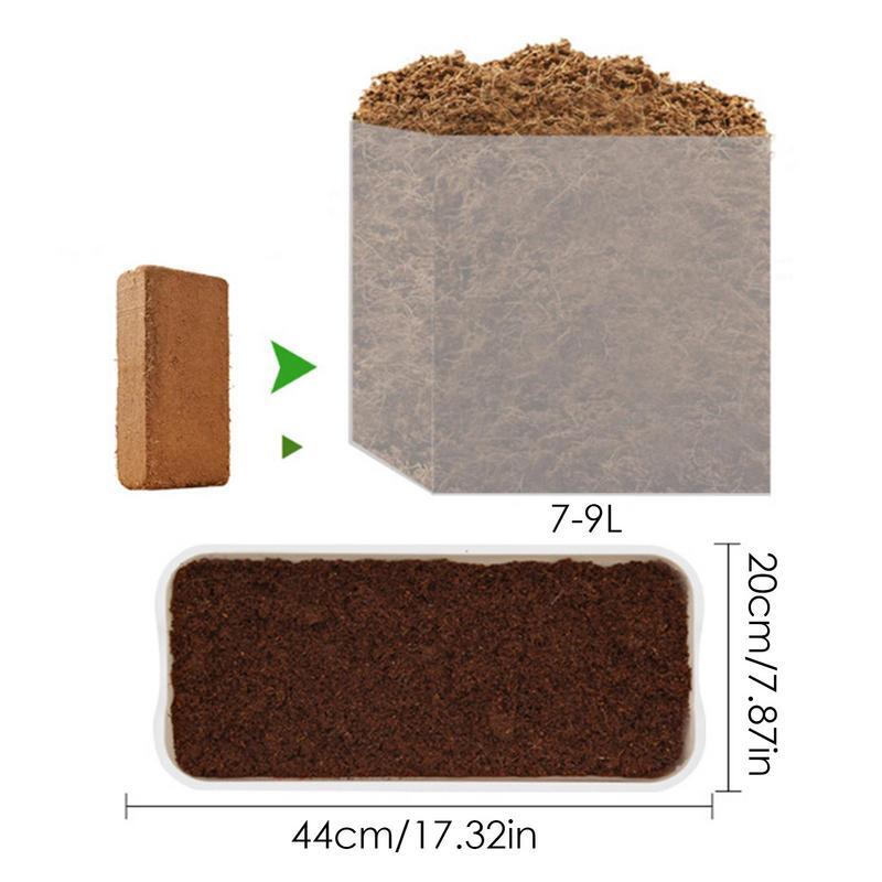 Coco Coir Brick Organic Coconut Fiber Substrate With Low EC And PH Balance Natural Eco-Friendly High Expansion Coco Fiber For