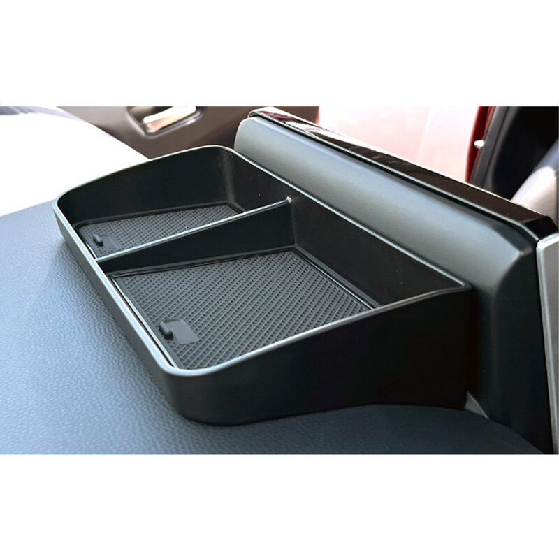Console Dashboard Storage Tray Box, Plástico Preto Fit para Toyota Corolla 2022 2021 2020 2019