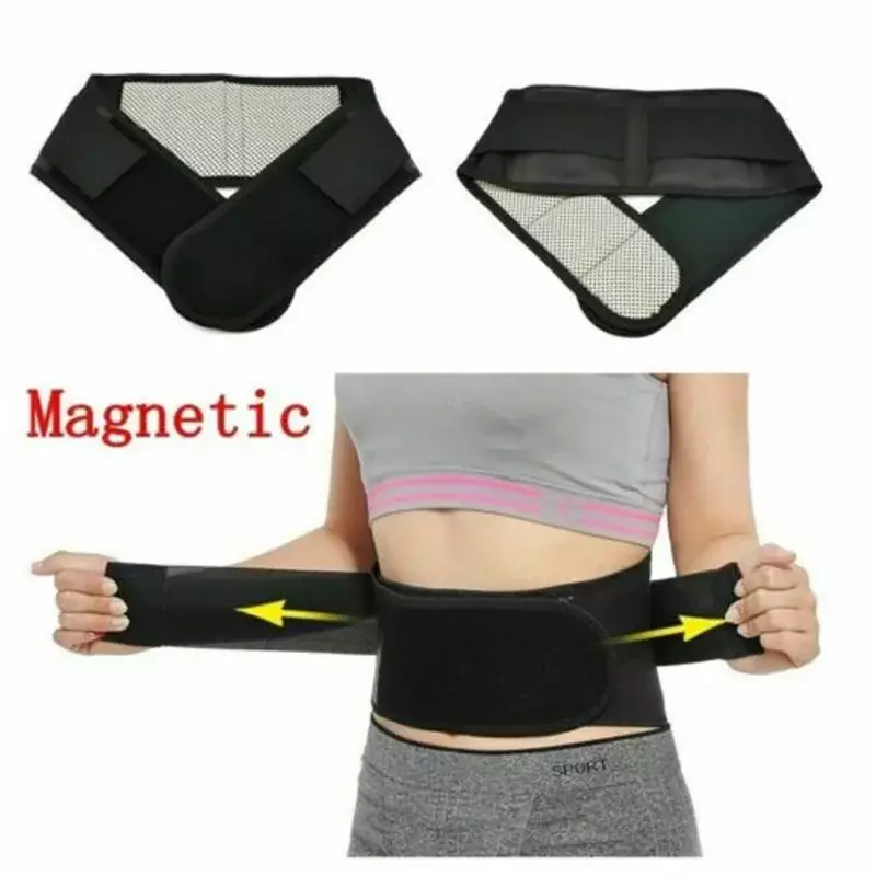 Cinturón recortador de cintura, cinturón de terapia magnética autocalentable, Control de barriga, potenciador de sudor ajustable, uso diario