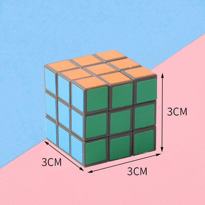 12ชิ้น/ล็อต3ซม.ขนาดเล็ก Cube 3X3X3เด็ก Mini Speed Magic Cube ปริศนาการศึกษาก่อน Cube ของเล่น Kingdergarten ของขวัญของเล่นเด็ก