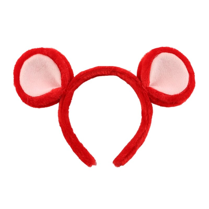 Animals Mouses Ear Shape Durable Hair Hoop Women Headband Makeup for Head Band for Washing Face Daily Hair Accessor H9ED