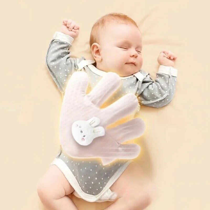 Travesseiro mão para prevenção sustos do bebê, almofadas pressão confortáveis ​​para palma da mão