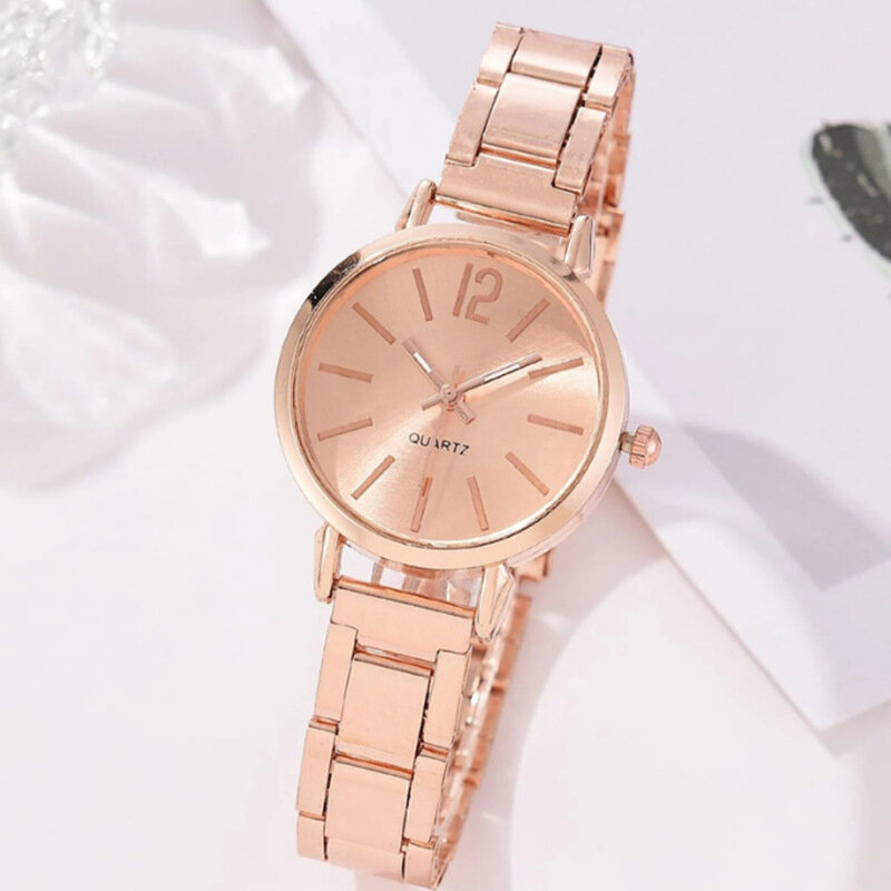 Vrouwen Elegante Casual Goldn Horloge Mode Eenvoudige Wijzerplaat Digitale Dames Horloges Quartz Polshorloj Mujer Meisjes Klok Cadeau