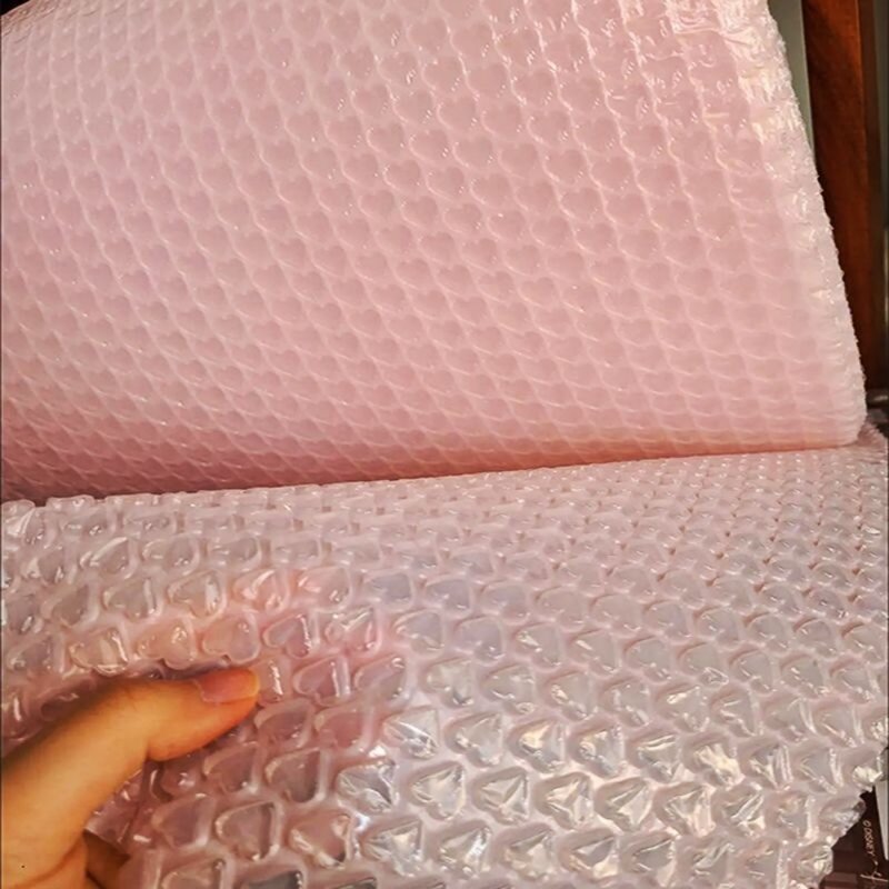 Bubble Mailers for Gift Box, Embalagem Shockproof Packing Wrap, Love Heart Bubble Film Mailing, Atacado, 30cm x 5 m/Roll
