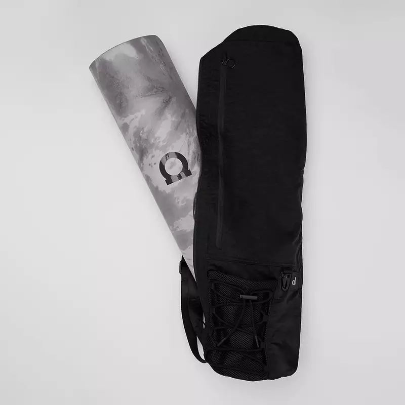 Bolsa de hombro de tela Oxford para esterilla de Yoga, cinturón de almacenamiento, Bolsillo grande, ancho ajustable, color negro