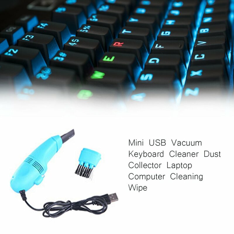Портативный USB-пылесос с клавиатурой для ноутбука, настольного ПК, мини-компьютера