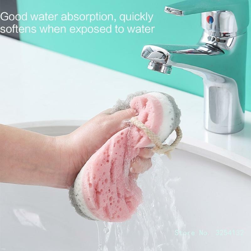 Badezimmer-Peeling, Badekugeln, Dusch-Rub für Körperpeeling, Massagebürste, Schrubber